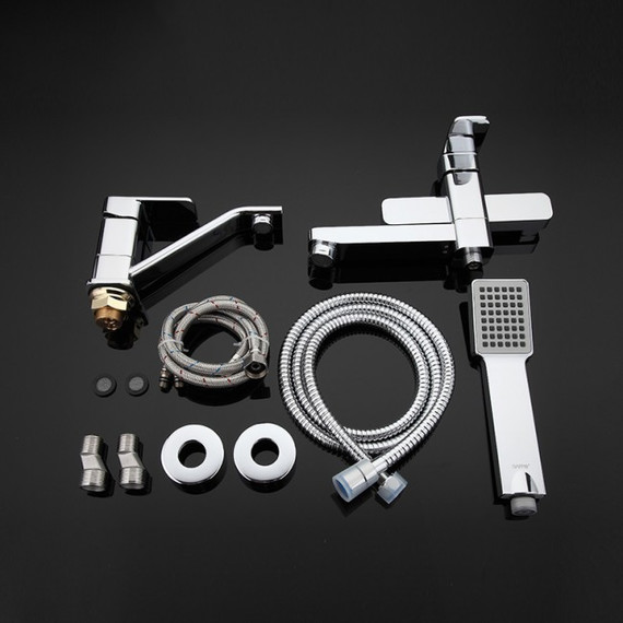 Набор смесителей 3 в 1 для ванны Gappo G2898 - фото 7