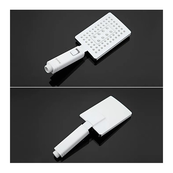 Смеситель для ванны с душевым гарнитуром Gappo Jacob G3207-8, белый/хром - фото, картинка 5 Смеситель для ванны с душевым гарнитуром Gappo Jacob G3207-8, белый/хром - фото 5