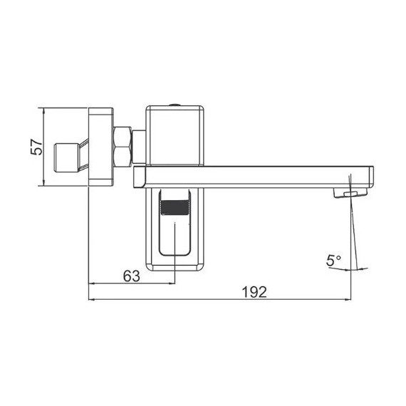 Смеситель для ванны с гарнитуром Gappo G3217-6, черный - фото, картинка 10 Смеситель для ванны с гарнитуром Gappo G3217-6, черный - фото 10