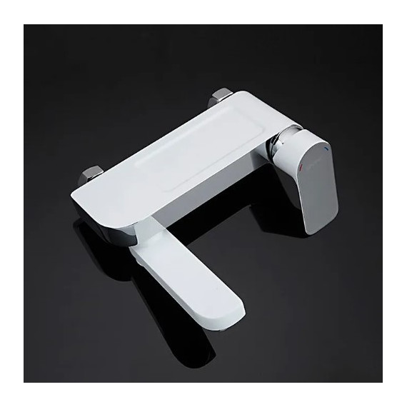 Смеситель для ванны с душевым гарнитуром Gappo G3248, белый/хром - фото, картинка 5 Смеситель для ванны с душевым гарнитуром Gappo G3248, белый/хром - фото 5