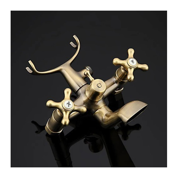 Смеситель для ванны с душевым гарнитуром Gappo Sofia G3263-4, бронза - фото, картинка 4 Смеситель для ванны с душевым гарнитуром Gappo Sofia G3263-4, бронза - фото 4