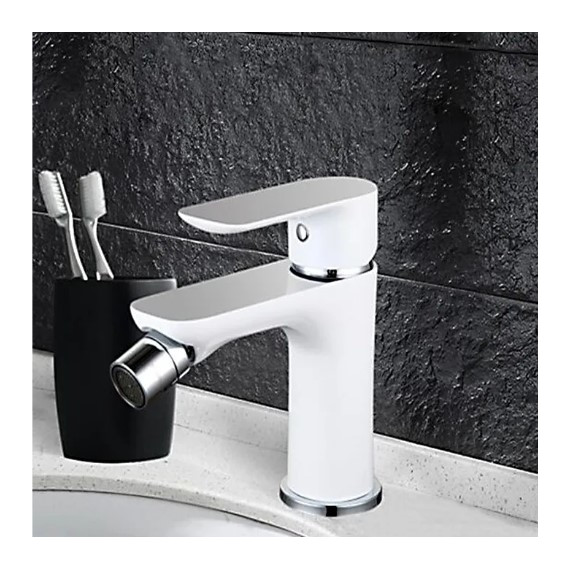 Смеситель для биде Gappo G5048, белый/хром - фото 2