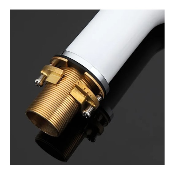 Смеситель для биде Gappo G5048, белый/хром - фото 5