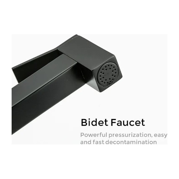 Набор для гигиенического душа Gappo G7217-6, черный - фото, картинка 4 Набор для гигиенического душа Gappo G7217-6, черный - фото 4