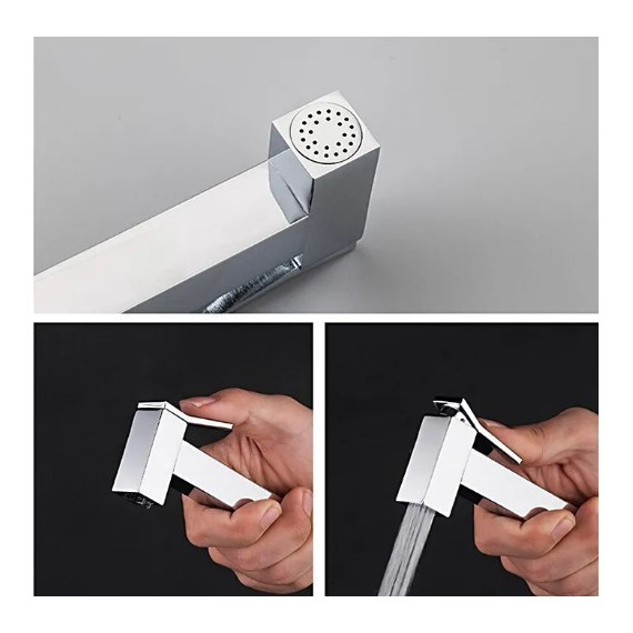 Набор для гигиенического душа Gappo G7217-8, белый/хром - фото, картинка 3 Набор для гигиенического душа Gappo G7217-8, белый/хром - фото 3