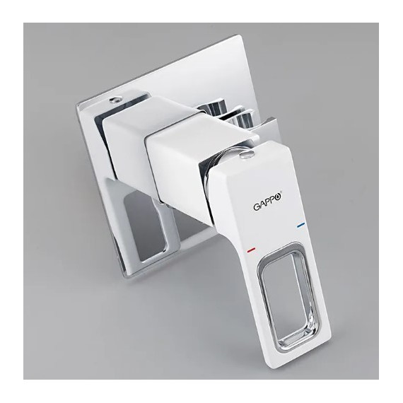 Набор для гигиенического душа Gappo G7217-8, белый/хром - фото, картинка 4 Набор для гигиенического душа Gappo G7217-8, белый/хром - фото 4