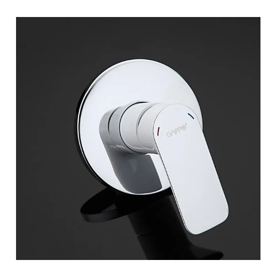 Набор для гигиенического душа Gappo Noar G7248, белый/хром - фото, картинка 4 Набор для гигиенического душа Gappo Noar G7248, белый/хром - фото 4