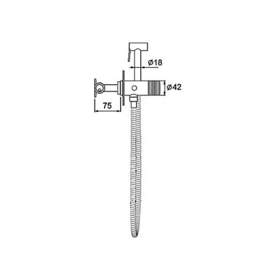 Набор для гигиенического душа Gappo G7288-6, черный - фото 9