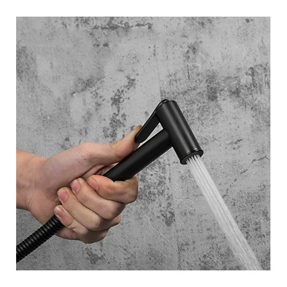 Набор для гигиенического душа с термостатом Gappo G7290-6, черный - фото, картинка 3 Набор для гигиенического душа с термостатом Gappo G7290-6, черный - фото 3