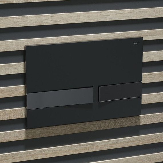 Кнопка смыва Iddis Unifix UNI06BCi77, чёрный матовый - фото 4