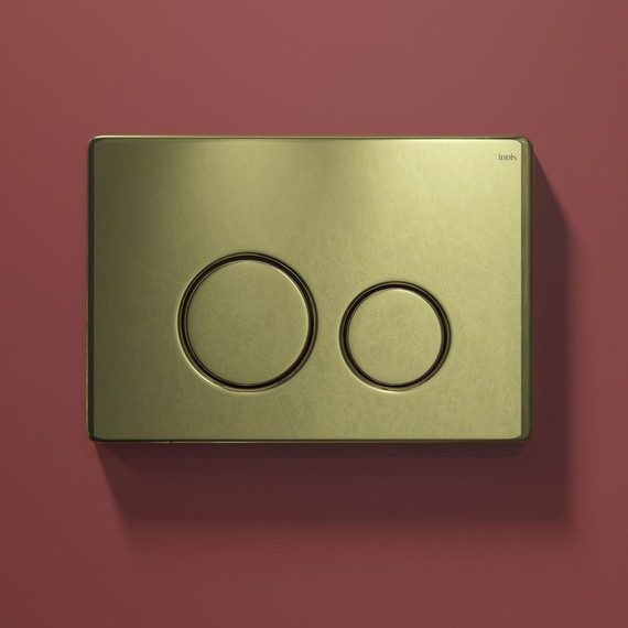 Кнопка смыва Iddis Unisteel UNS01GGi77, золото - фото 3