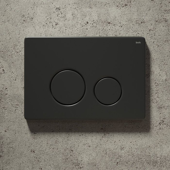 Кнопка смыва Iddis Unisteel UNS01MBi77, чёрный - фото 3