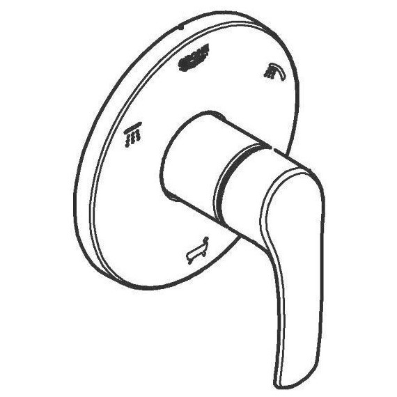 Смеситель для ванны Grohe Eurosmart 19972002 - фото 3