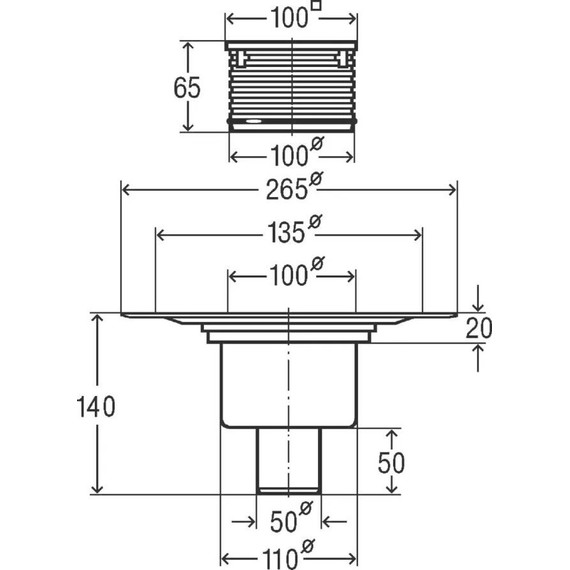 Сливной трап Viega Advantix 100x100 мм 556914 - фото 4