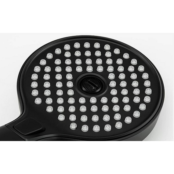 Смеситель для ванны с душевым гарнитуром Gappo G3203-6, черный/хром - фото 4