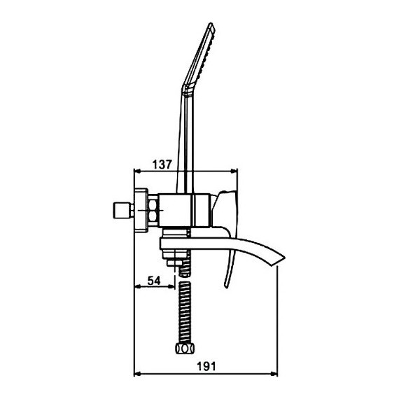 Смеситель для ванны с душевым гарнитуром Gappo G3207-6, черный - фото, картинка 7 Смеситель для ванны с душевым гарнитуром Gappo G3207-6, черный - фото 7