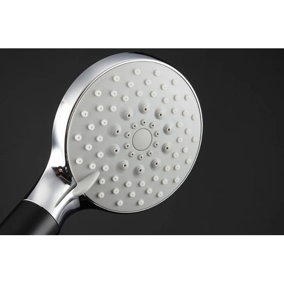 Смеситель для ванны с душевым гарнитуром Gappo Atlantic G3281, черный/хром - фото, картинка 4 Смеситель для ванны с душевым гарнитуром Gappo Atlantic G3281, черный/хром - фото 4