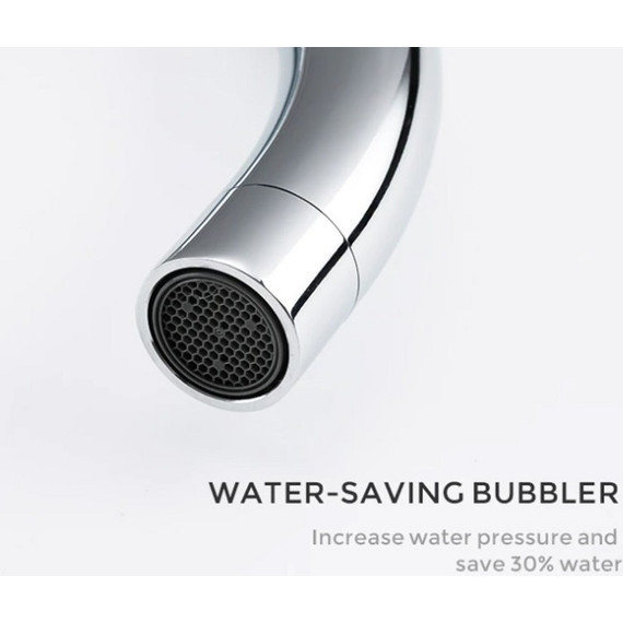 Смеситель для кухни Gappo G4003-8, белый/хром - фото 4