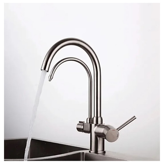 Смеситель для кухни Gappo G4398-10, сатин - фото 2