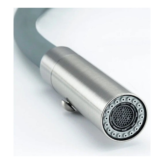 Смеситель для кухни Gappo G4398-55, серый/сатин - фото, картинка 5 Смеситель для кухни Gappo G4398-55, серый/сатин - фото 5