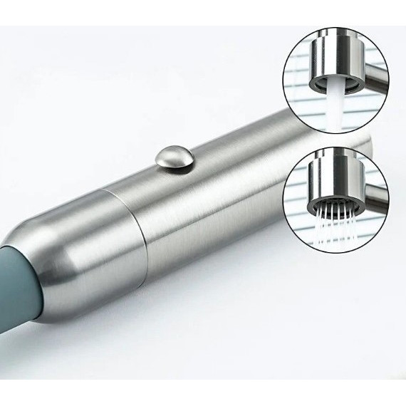 Смеситель для кухни Gappo G4398-55, серый/сатин - фото, картинка 6 Смеситель для кухни Gappo G4398-55, серый/сатин - фото 6