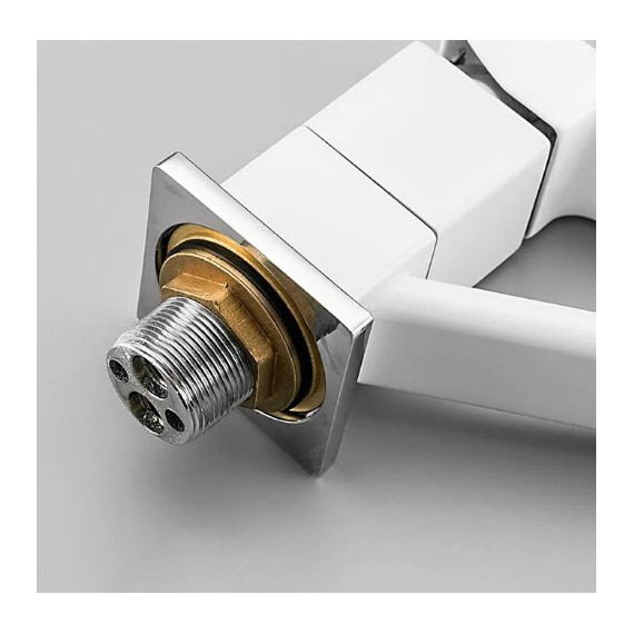 Смеситель для кухни Gappo G4517-8, белый/хром - фото 6