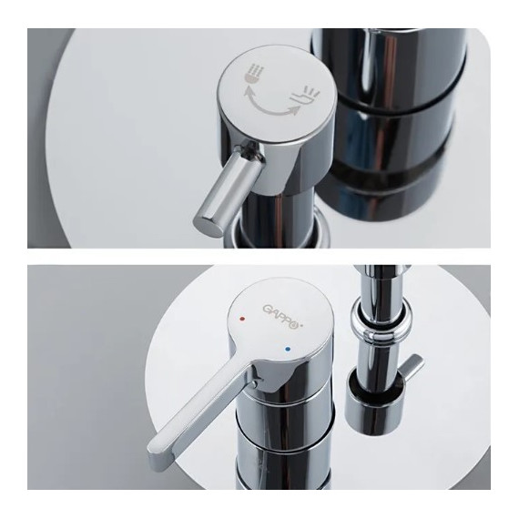 Душевая система для ванны Gappo Chanel G7104 - фото 7