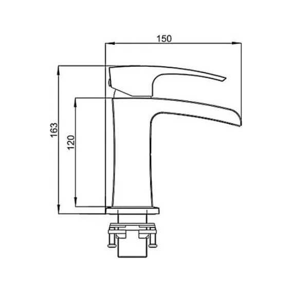Смеситель для раковины Gappo Jacob G1007-30, белый/хром - фото 6