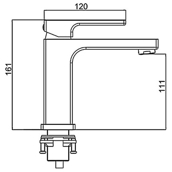 Смеситель для раковины Gappo Futura G1017, белый - фото 9