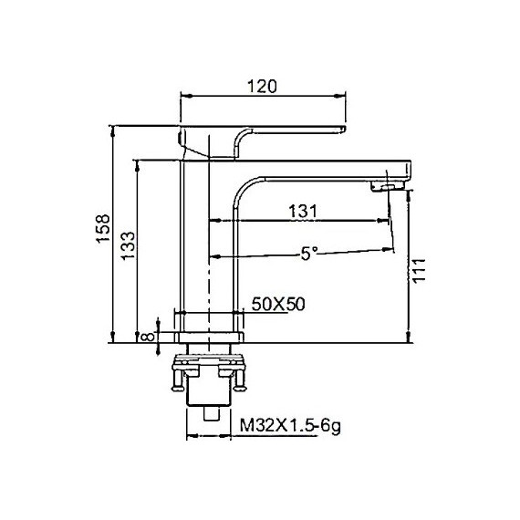 Смеситель для раковины Gappo Futura G1018 - фото, картинка 8 Смеситель для раковины Gappo Futura G1018 - фото 8
