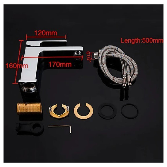 Смеситель для раковины Gappo Futura G1018 - фото, картинка 7 Смеситель для раковины Gappo Futura G1018 - фото 7