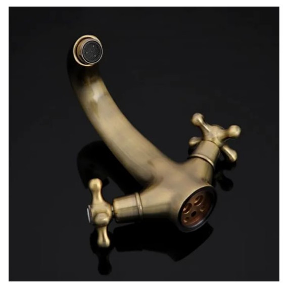 Смеситель для раковины Gappo Sofia G1063-4, бронза - фото 4