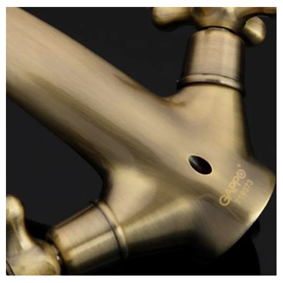 Смеситель для раковины Gappo Sofia G1063-4, бронза - фото 6