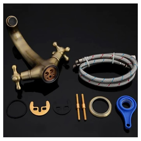 Смеситель для раковины Gappo Sofia G1063-4, бронза - фото 9