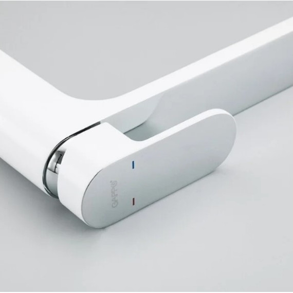 Смеситель для раковины Gappo G1083-8, белый/хром - фото 4