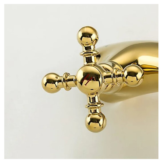 Смеситель для раковины Gappo G1089-6, золото - фото 4