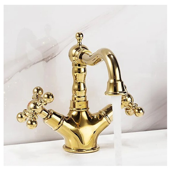 Смеситель для раковины Gappo G1389-6, золото - фото 3