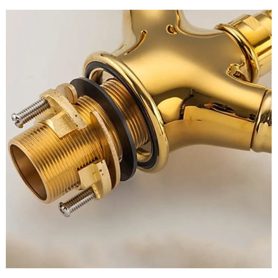 Смеситель для раковины Gappo G1389-6, золото - фото 5