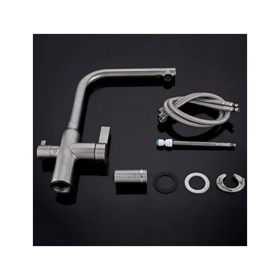 Смеситель для кухни Gappo G4399-4, сатин - фото 9