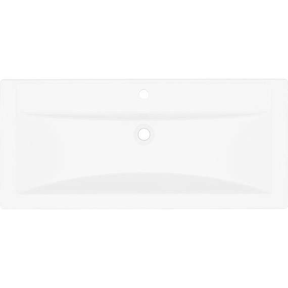 Тумба подвесная с раковиной Velvex Klaufs 100 см tpKLA.100.1Y.NEW-616.216, белый - фото 8