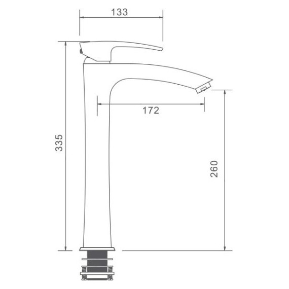 Смеситель для раковины высокий Gappo Jacob G1007-11 - фото, картинка 10 Смеситель для раковины высокий Gappo Jacob G1007-11 - фото 10
