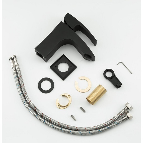 Смеситель для раковины Gappo G1007-66, черный - фото, картинка 7 Смеситель для раковины Gappo G1007-66, черный - фото 7