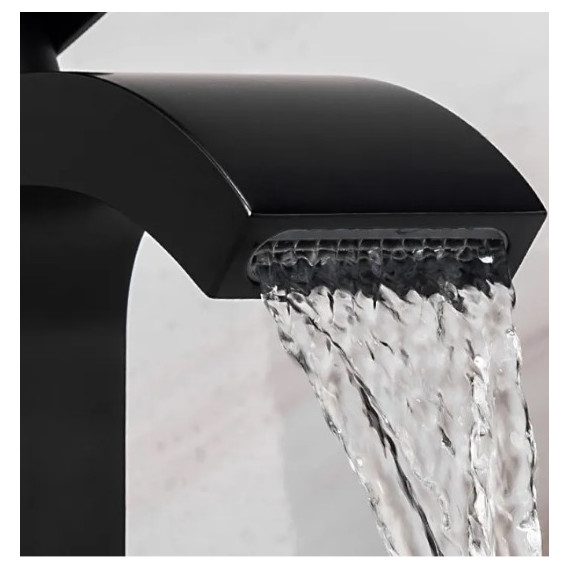 Смеситель для раковины Gappo G1007-6, черный - фото, картинка 5 Смеситель для раковины Gappo G1007-6, черный - фото 5