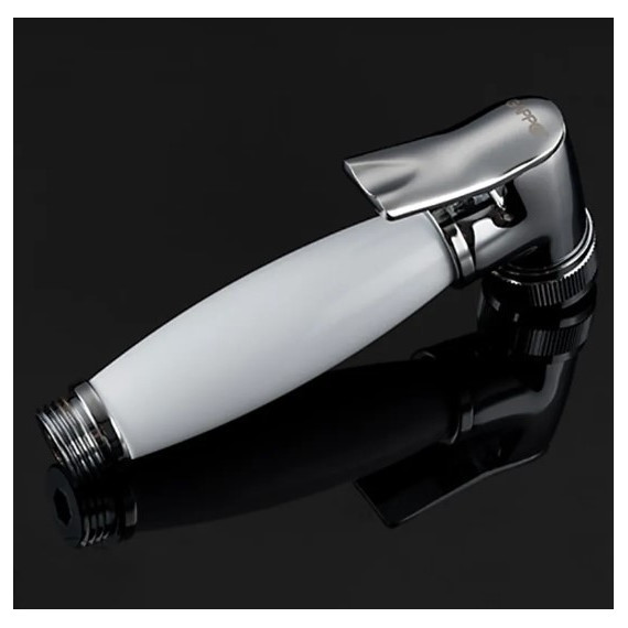 Смеситель для раковины с гигиеническим душем Gappo Noar G1048-1, белый/хром - фото 7