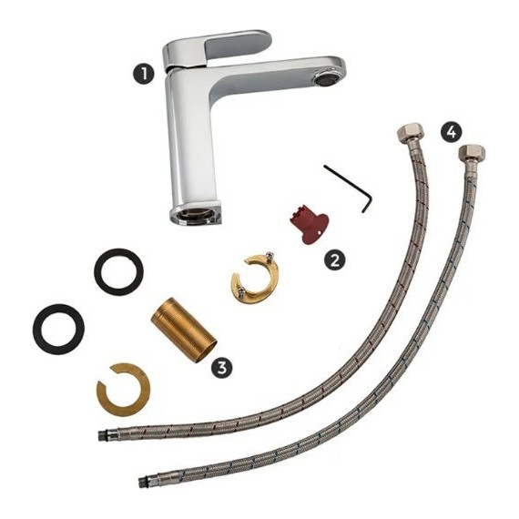 Смеситель для раковины Gappo G1083 - фото 9