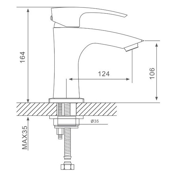 Смеситель для раковины с гигиеническим душем Gappo Jacob G1207 - фото, картинка 10 Смеситель для раковины с гигиеническим душем Gappo Jacob G1207 - фото 10