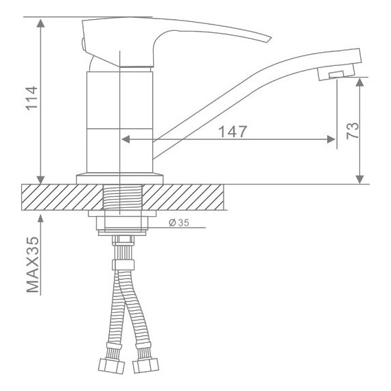 Смеситель для кухни Gappo Jacob G4507 - фото 9