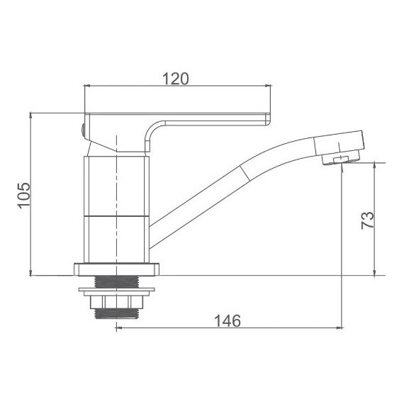 Смеситель для кухни Gappo G4517-6, черный - фото 8