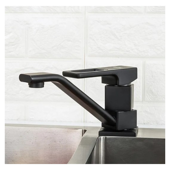 Смеситель для кухни Gappo G4517-6, черный - фото 3