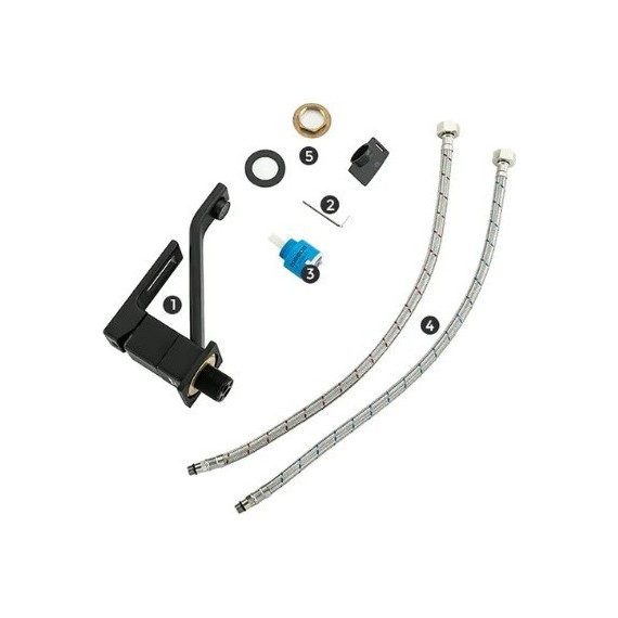 Смеситель для кухни Gappo G4517-6, черный - фото 7